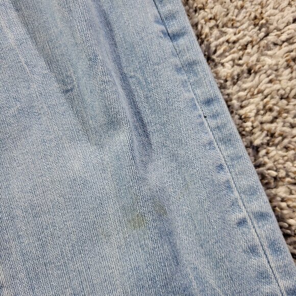 American Eagle Jeans Mens 31x32 Athletic Skinny Light Wash Distressed - Picture 2 of 9